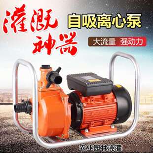 大流量高扬程自吸泵农用灌溉喷灌水泵电泵抽水泵小型离心增压泵