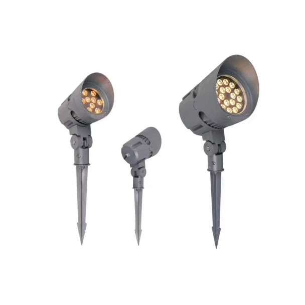 新品LED插地灯外壳9W18W36Wled草坪灯户外压铸地插灯投光灯