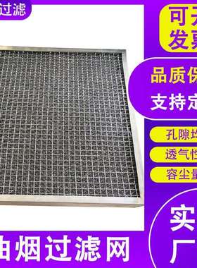 厨房油烟净化器高温铝箔滤油网防火耐污除油雾油烟过滤滤网