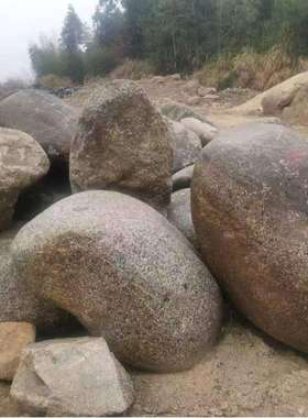 大量鹅卵石景观河卵石花园造景园林装饰石头鹅软石水冲石