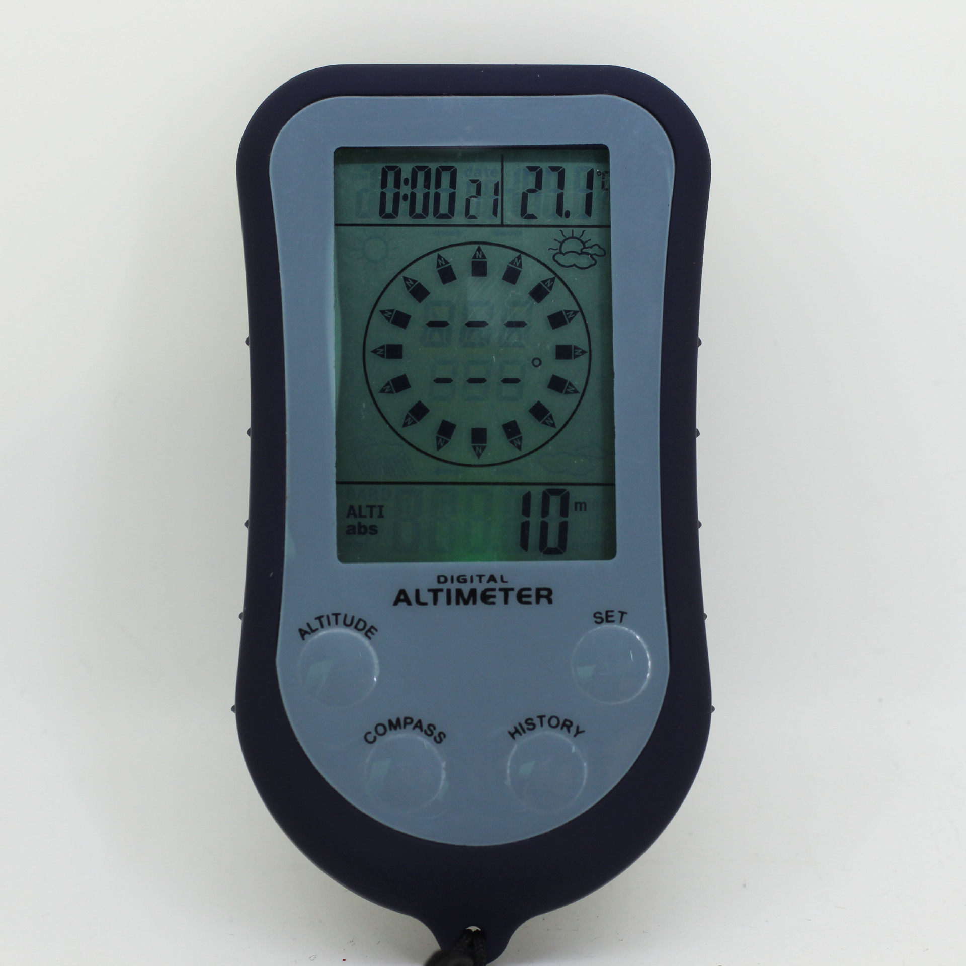跨境户外旅游多功能八合一电子指南针高度计海拔表天气预报便携登
