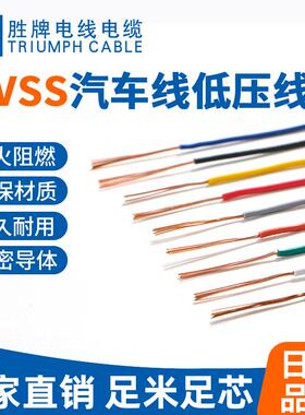 胜牌日标认证AVSS汽车连接线多种规格低压薄壁汽车线