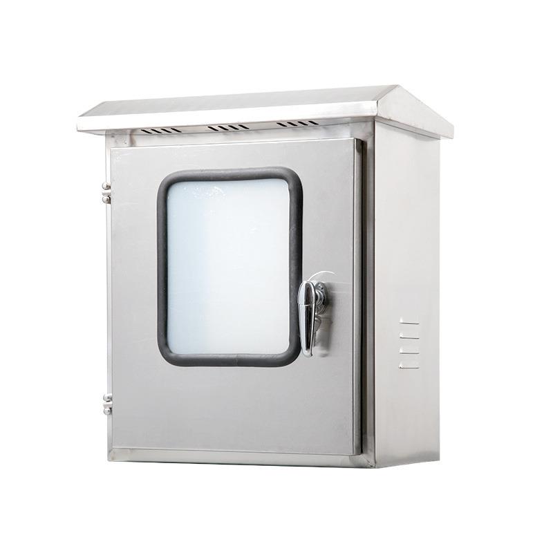 户外双层门不锈钢配电箱304室外双门仪表电控内外门控制按钮