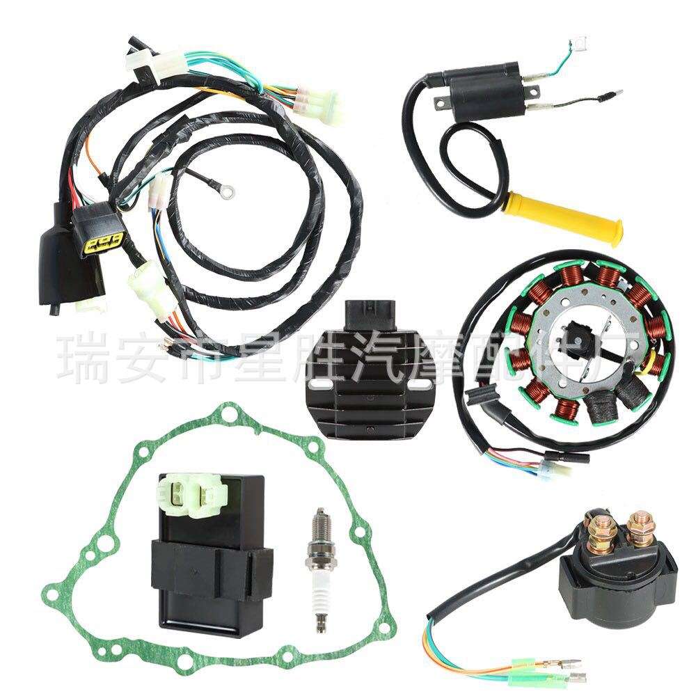 CDI点火线圈火花塞定子线束总成套装TRX400EX sportrax