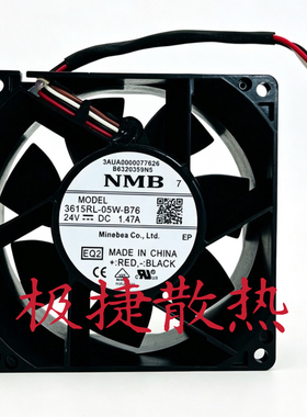 原装NMB 3615RL-05W-B40 B50B57 B70 B46 B76 9038 24V变频器风扇
