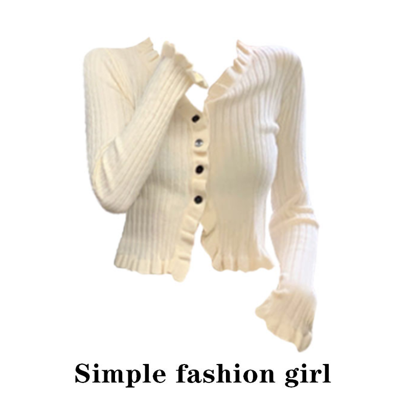 辣妹短款衣服女装秋季针织开衫