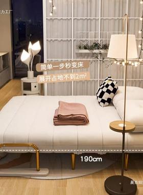 北欧云朵沙发床可折叠两用小户型阳台多功能客厅奶油网红小沙发