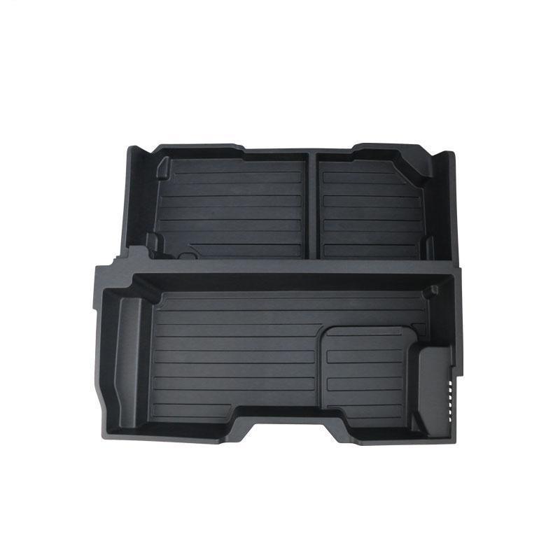 适用于奔驰GLC260L新C200LE级E300L/350后备箱大容量储物盒加装