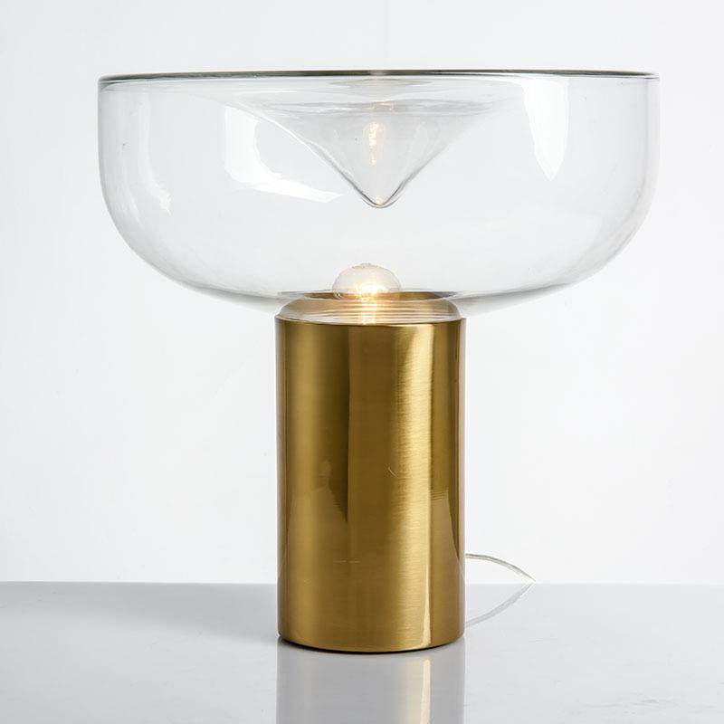 意大利设计师北欧台灯卧室床头灯简约后现代轻奢玻璃创意装饰灯具