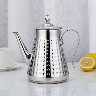 不锈钢仿古冷水壶夏季冰水凉水壶餐厅欧式加厚大容量茶水壶