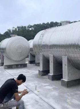 商用承压保温水箱610KG大型供太阳能储水罐304316不锈钢冷热水箱