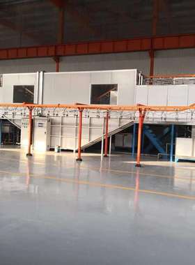 全自动铝型材喷涂流水线暖气片静电喷涂设备电泳涂装设备生产线