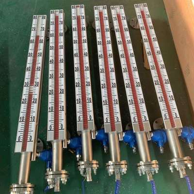 防爆磁翻板液位计各类液体顶装侧装信号远传磁浮子耐腐蚀磁控水箱