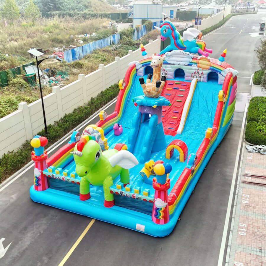 广场摆摊商场超市充气城堡