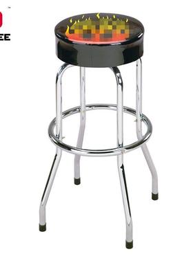 旋转电镀台凳供应出口可旋转电镀吧台凳金属骨架旋转凳子