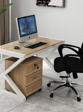 简约现代台式电脑桌家用写字台学习书桌简易单人办公桌办公家具