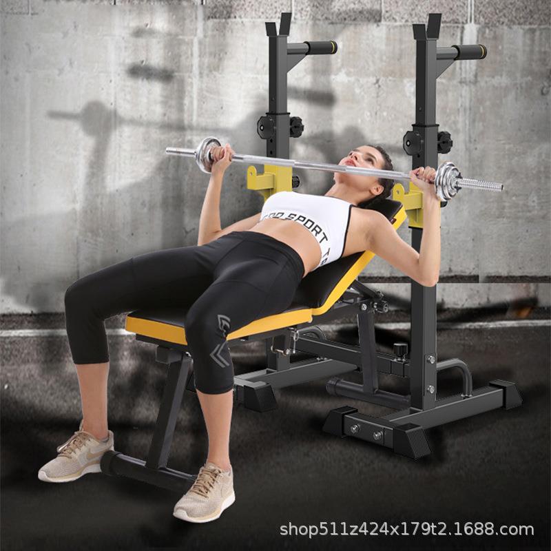 艾踏深蹲架家用卧推架多功能健身器材举重床杠铃架子室内双杠