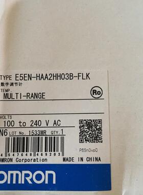 智能温控表E5EN-HAA2HH03B-FLK