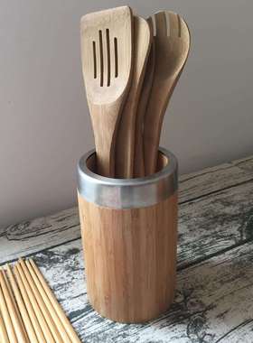 竹制餐具筒竹具具快子筒竹木厨房用具