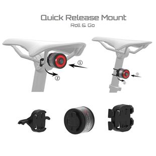 英豪xlite200碳纤维ENFITNIX公路自行车尾灯充电智能骑行刹车尾灯