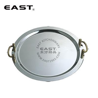 不锈钢圆形有耳镜盆果盘、果篮