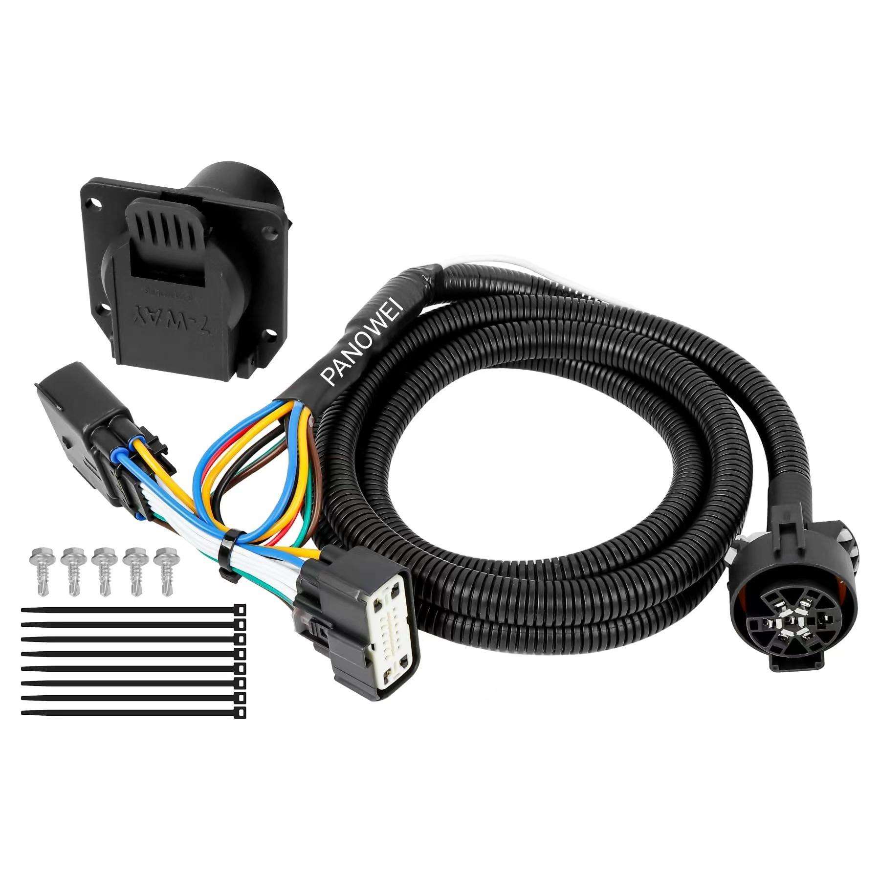 56413118283美式7针拖车线束福特猛禽连接线15-22F150