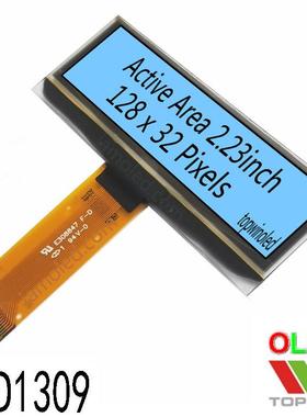 2.23英寸oled液晶屏2.23英寸蓝光2832ALBMG09和UG2832ALBMG01蓝色
