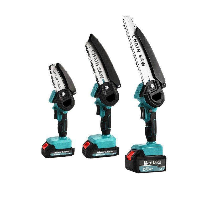 锂电配件大全伐木锯神器家用电锯小型手持锯角磨机改装电链锯链条