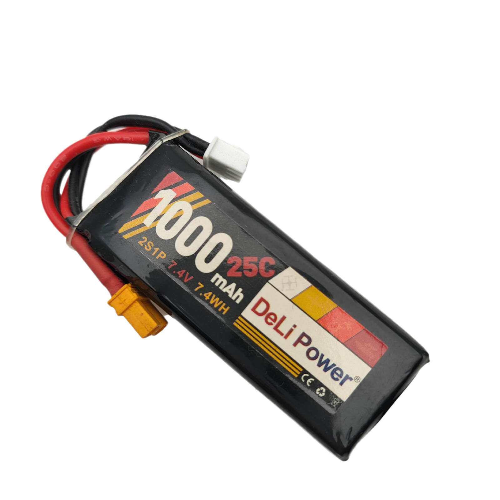 得利DeLipower水弹电池托心电池专业改装电池7.4V 1000mah 25C