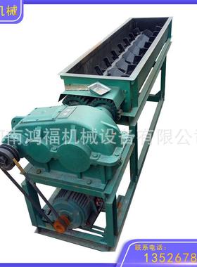 300斤自动螺旋轴搅拌机双轴粉尘加湿机腻子粉加湿搅拌机