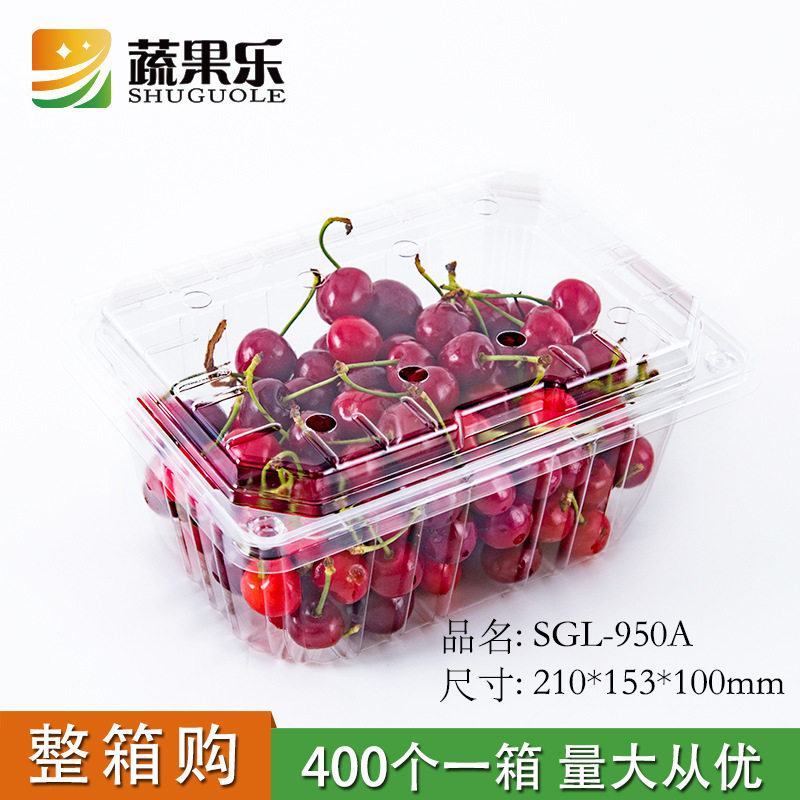 蔬果乐高透加厚葡萄提子盒2斤装