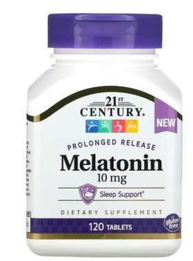 21st Century世纪Melatonin褪黑素速溶放松助睡眠樱桃味10mg120片