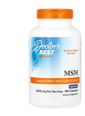 现货美国 Doctor's Best Best MSM OptiMSM 1000毫克 180粒胶囊