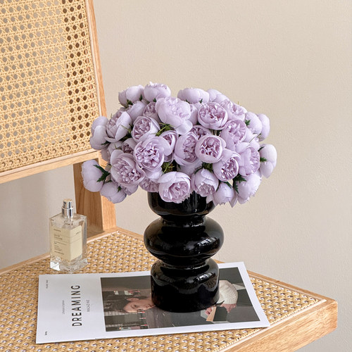 小牡丹仿真花桌面装饰摆件