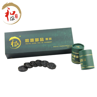 和源御品格物致知渠江薄片知礼盒装天尖安化小筒装黑茶叶2017年