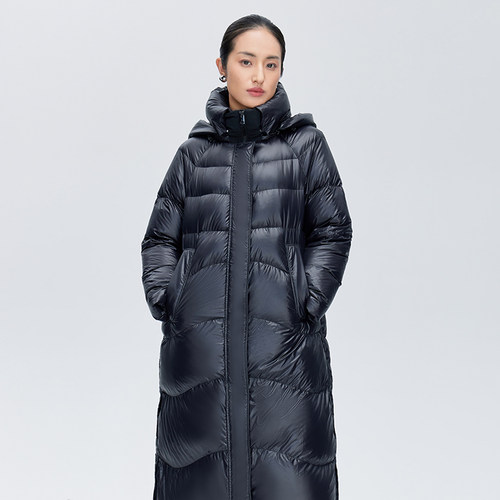 艾莱依插肩A型羽绒服女商场同款