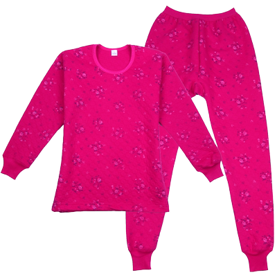 夹棉加厚妈妈款中老年人保暖内衣