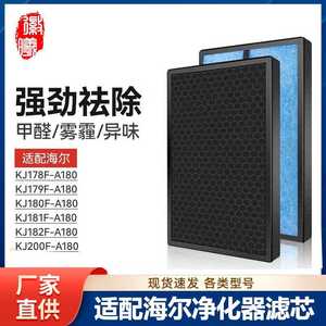 徽曦适配海尔空气净化器滤网KJ178F/179F/180F/181F/182F-A180