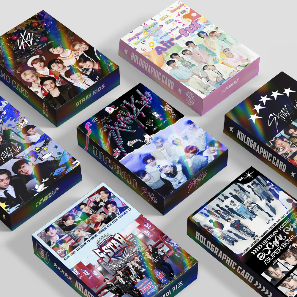 30张双面镭射卡STRAYKIDS新专