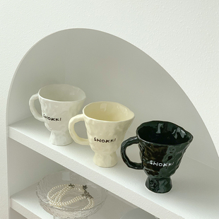 复古创意陶瓷马克杯水杯小众风格 ins咖啡杯喝水杯子茶杯礼物杯子