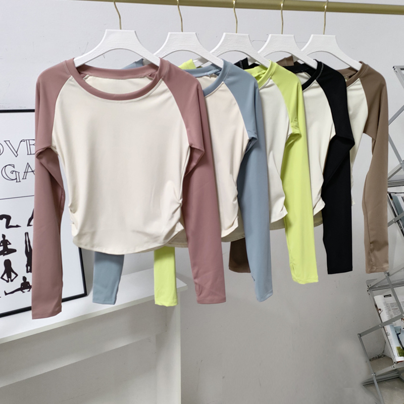 显瘦瑜伽服女速干健身服运动上衣