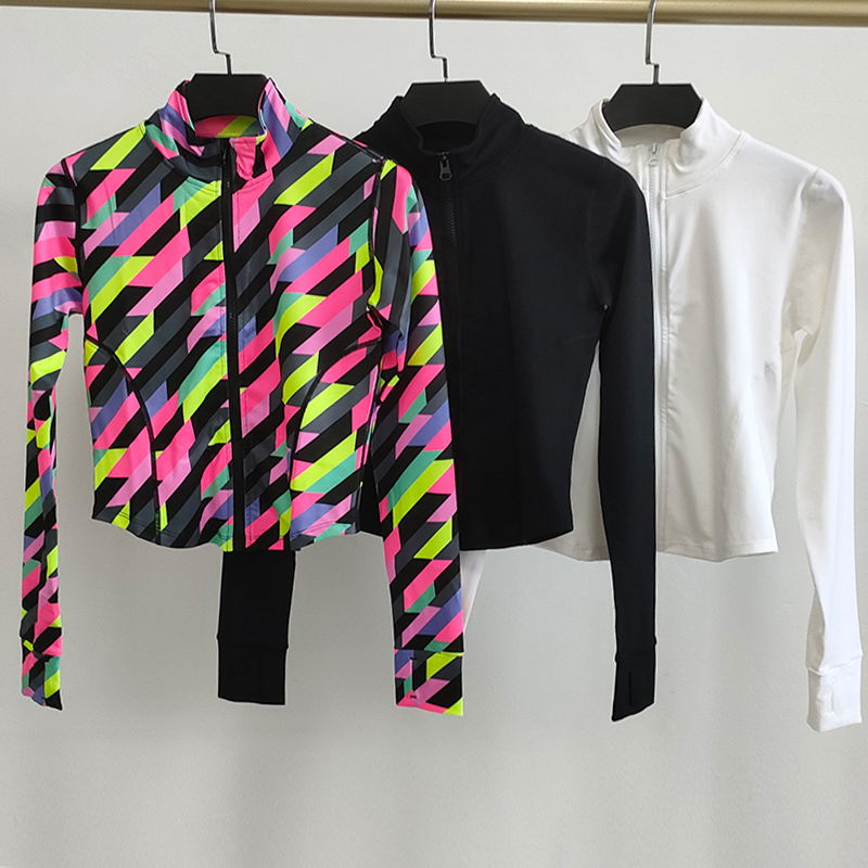 显瘦速干透气修身瑜伽服运动外套