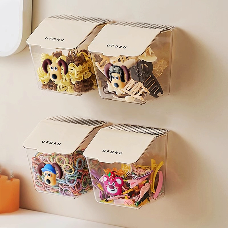 女生发饰收纳盒皮筋发圈头绳夹子