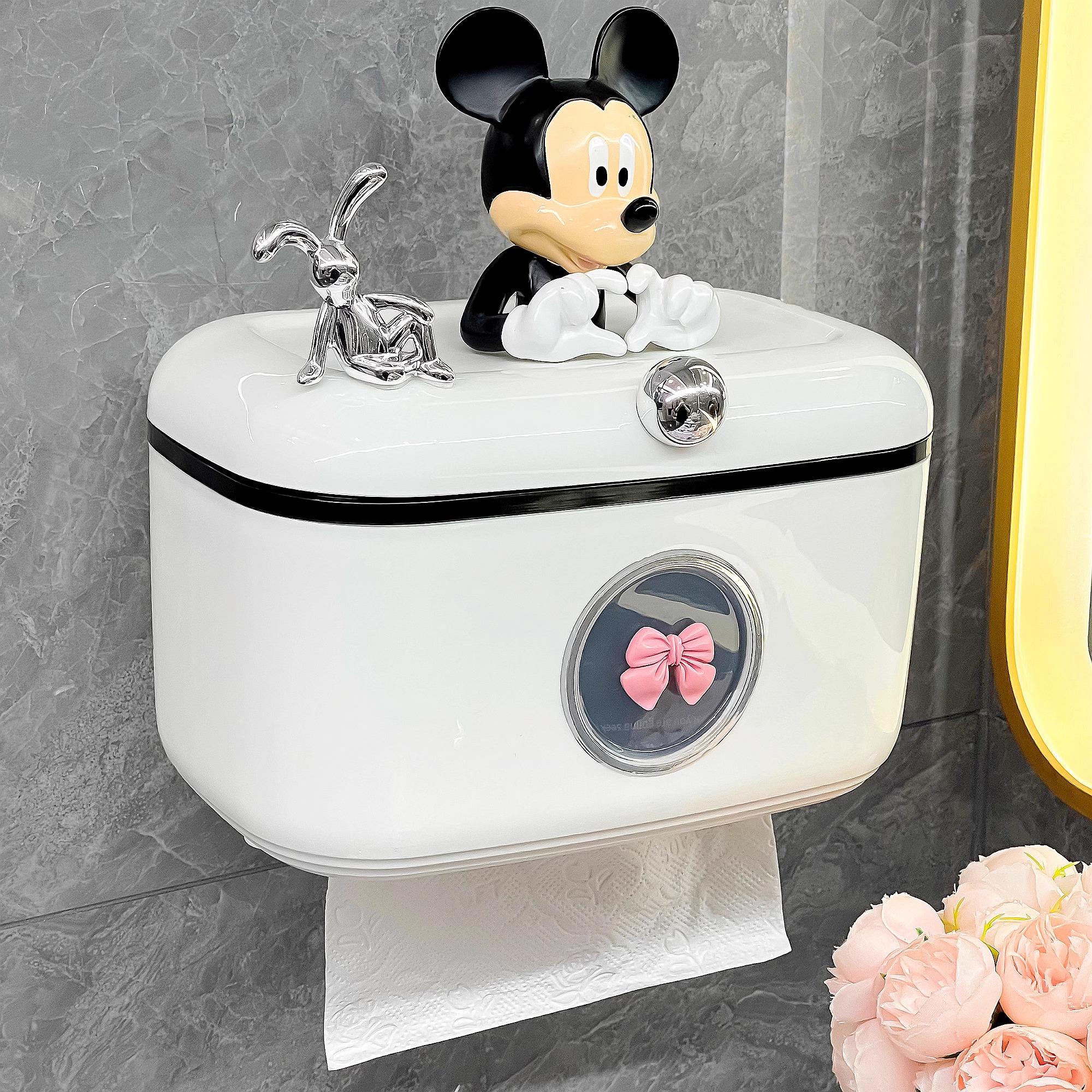 卫生纸收纳盒壁挂式卫生间厕所