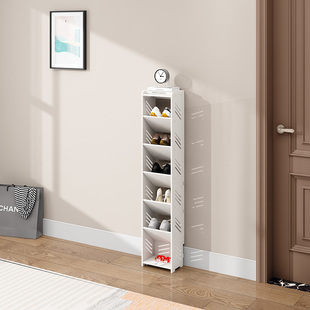 简易鞋架入户门口鞋柜窄小型倾斜式超薄简约家用出租屋宿舍多层