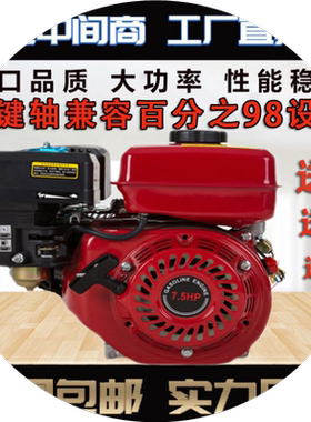 168F170F190汽油机打药机微型发动机7.5匹马力四冲程小型动力配件