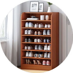 鞋架门口带背板多层门外鞋柜经济型小户型省空间结实耐用超薄窄