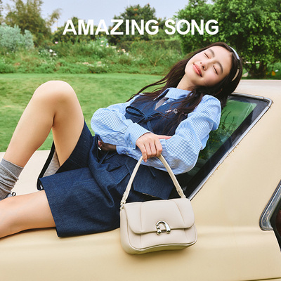 【所有女生的衣橱直播间】Amazing Song花卷包中号新款手提斜挎包