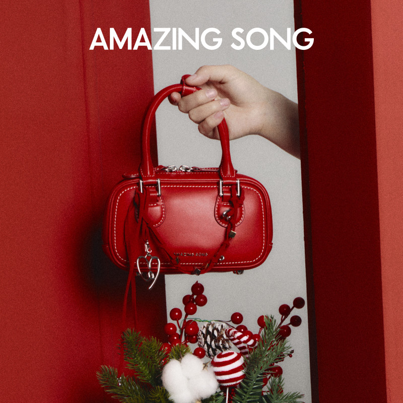 Amazing Song乙颂2026新款红色婚包手提斜挎包包女新
