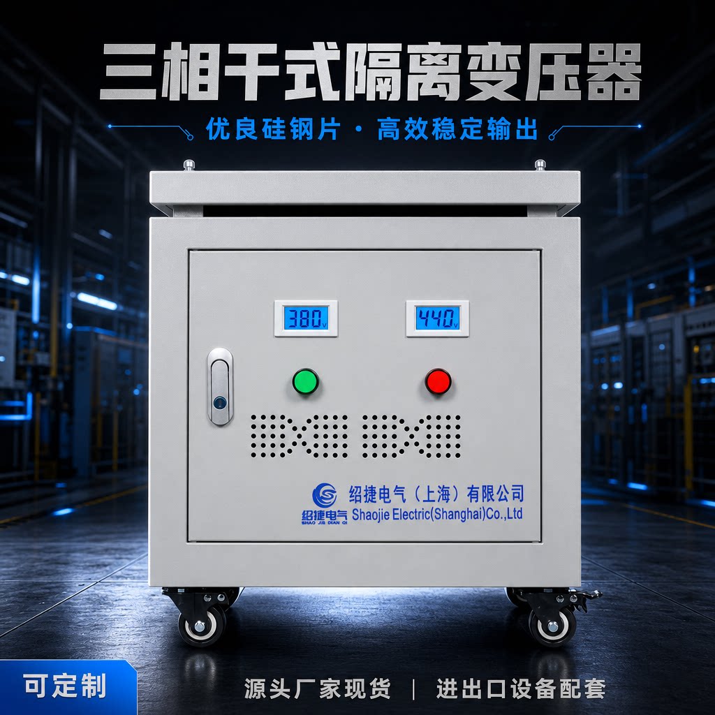 三相干式隔离变压器415V440V660变380转220V208V480V10KVA自耦36图片